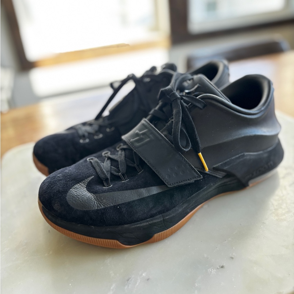 Nike KD 7 EXT Suede QS Black Sneakers mens size 13